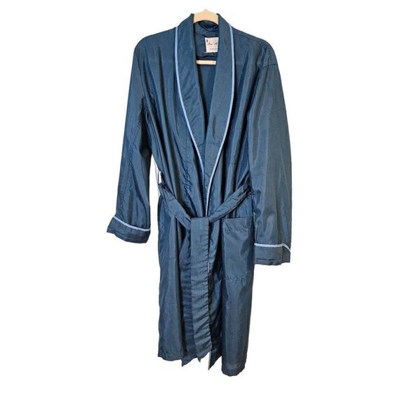 State of Maine vintage blue lightweight robe. Size M. - Picture 1 of 5